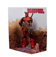 Marvel Deadpool 1:6th Scale Collectible with Scene & Comic (Deadpool #1) 