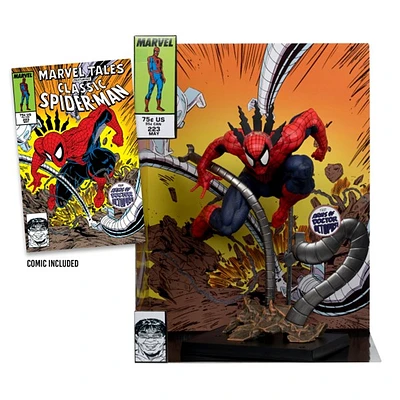 Marvel Spider-Man 1:6th Scale Collectible with Scene & Comic (Marvel Tales #223) 