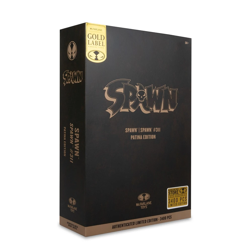 Spawn #311 Patina Edition 7-Inch Figure Gold Label 