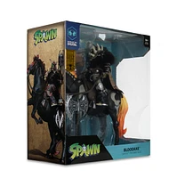 Bloodaxe with Horse (Spawn: The Dark Ages) Gold Label 7-Inch Action Figure 2 pack with McFarlane Toys Digital Collectible
