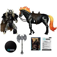 Bloodaxe with Horse (Spawn: The Dark Ages) Gold Label 7-Inch Action Figure 2 pack with McFarlane Toys Digital Collectible