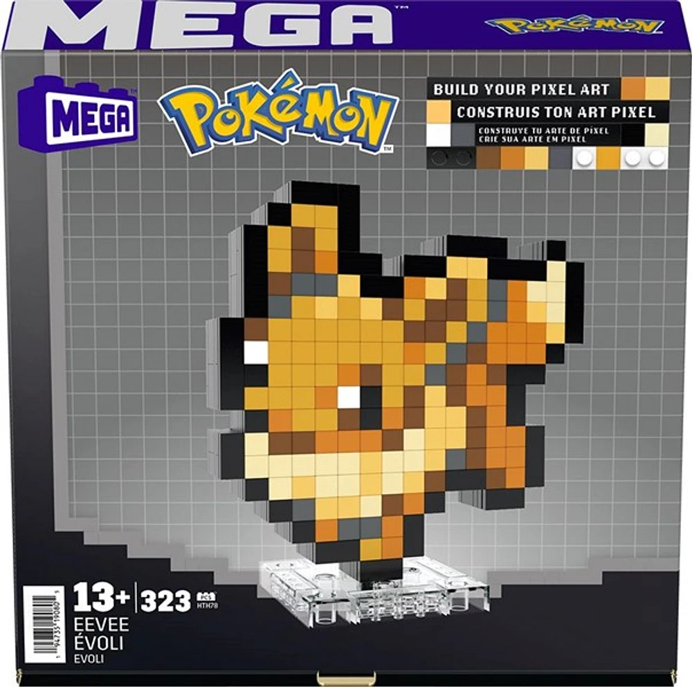 Mega Pokémon Pixel-Art: Eevee Building Set 