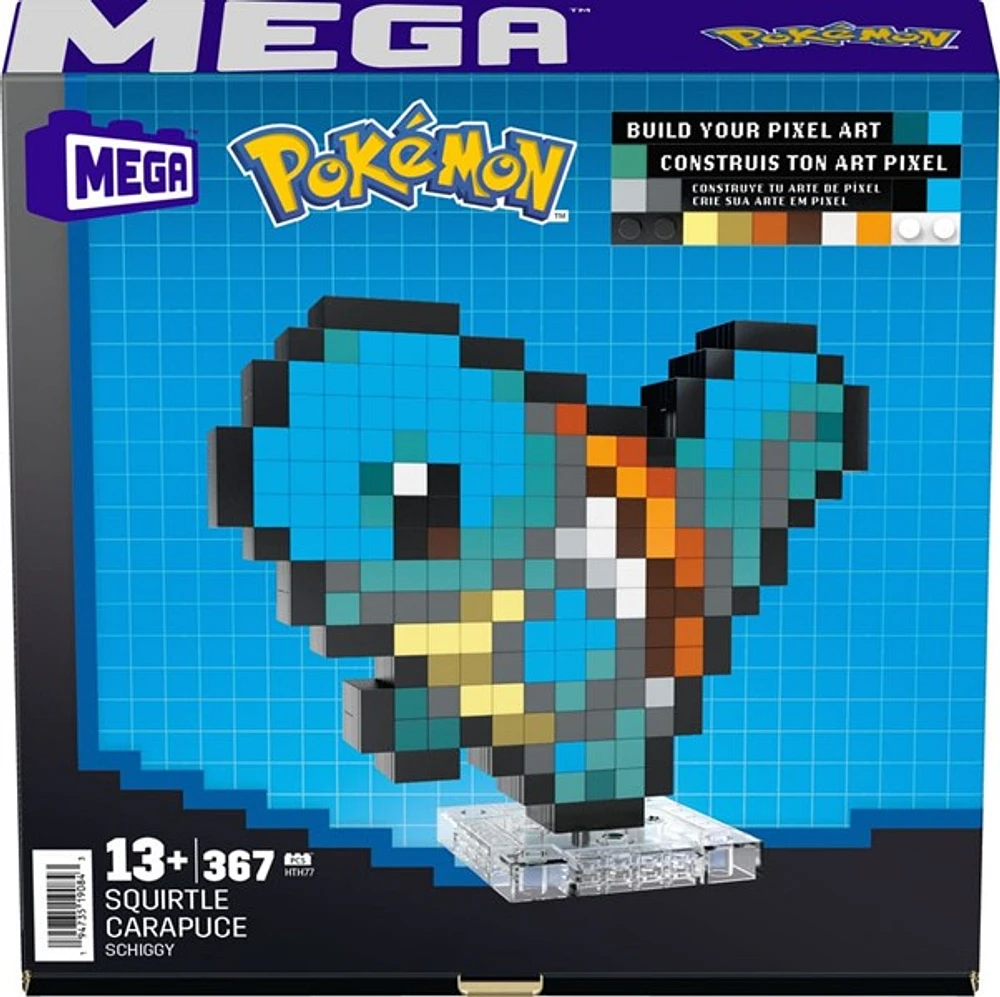 Mega Pokémon Pixel-Art: Squirtle Building Set 