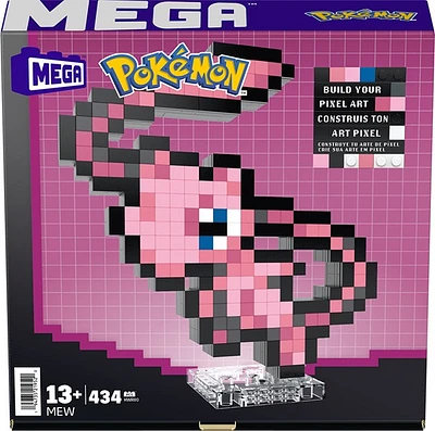 Mega Pokémon Pixel-Art: Mew Building Set 