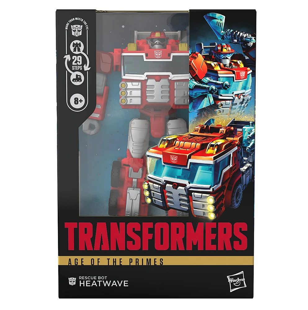 Transformers Age of the Primes Voyager Class Rescue Bot Heatwave 