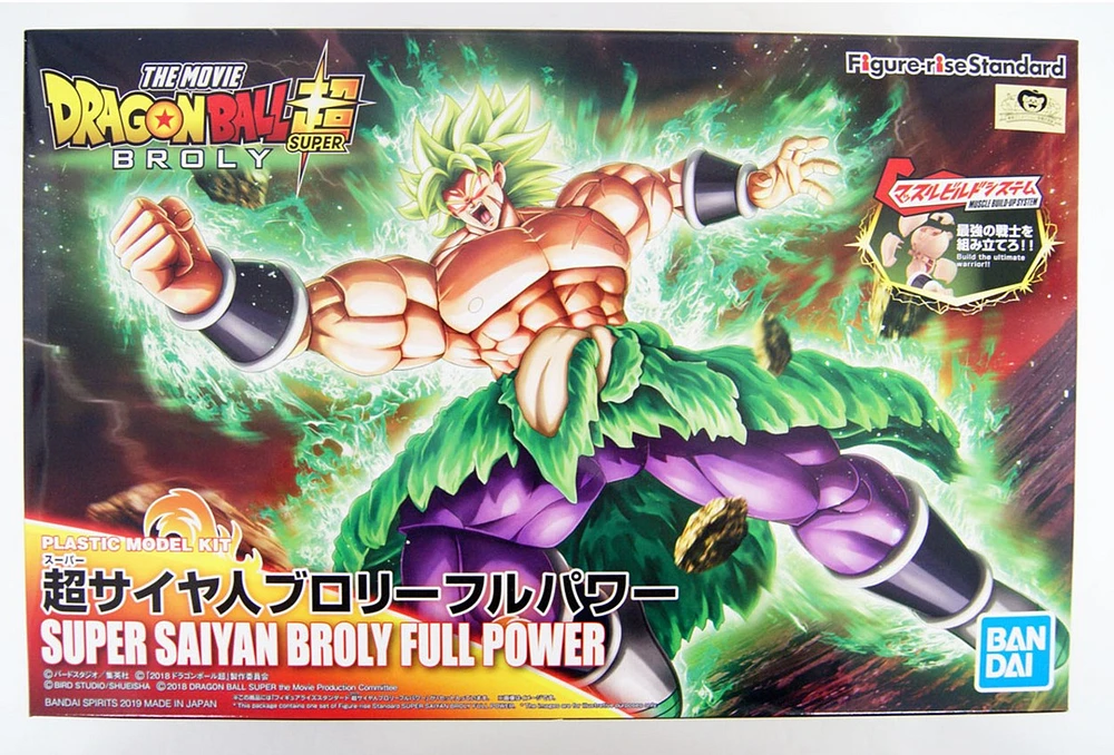 Kit de modèle complet de la figurine Bandai Figure-Rise Dragon Ball Super Sayian Broly 