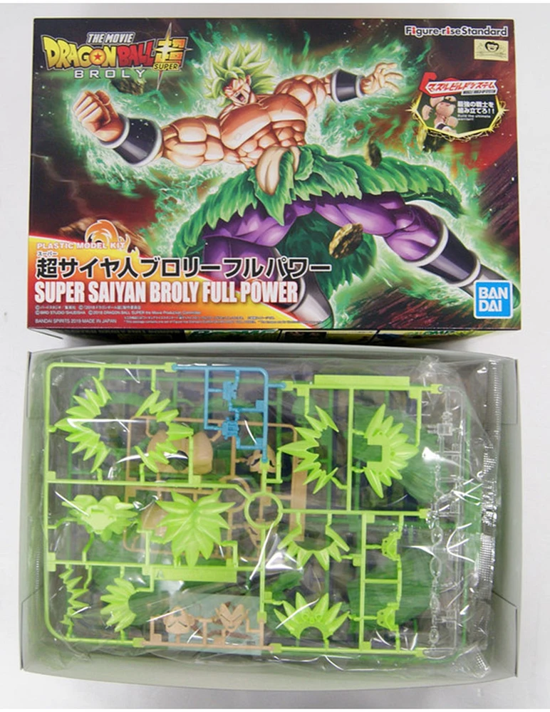 Kit de modèle complet de la figurine Bandai Figure-Rise Dragon Ball Super Sayian Broly 