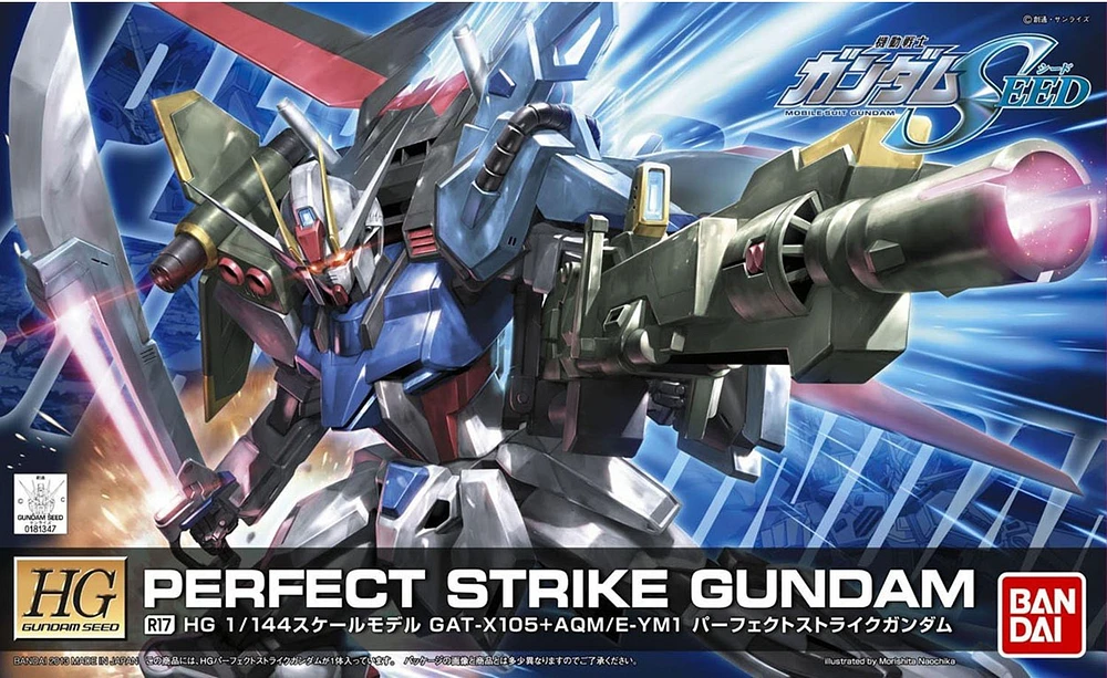 Bandai Mobile Suit Gundam SEED - R17 Perfect Strike Gundam HG 1/144 Model Kit 