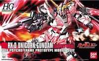 Bandai Hobby Hguc 1/144 Rx-0 Unicorn Gundam Destroy Mode 