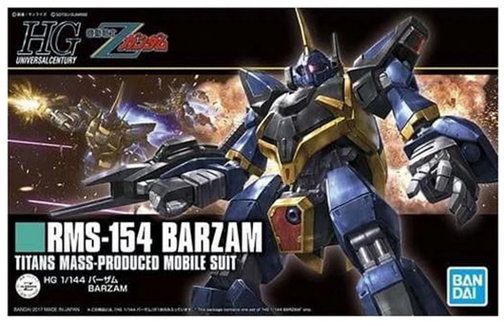 Bandai Hobby Hguc #204 1/144 Rms-154 Barzam Gundam 