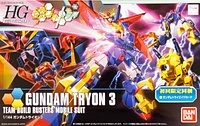 Bandai Gundam Build Fighters 038 Gundam Gundam TRYON 3 1/144 Scale Kit 