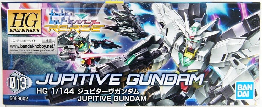 Bandai HG Gundam Build Divers Re:RISE 13 Jupitive Gundam Hiroto's Mobile Suit 1/144 Scale Build Kit 