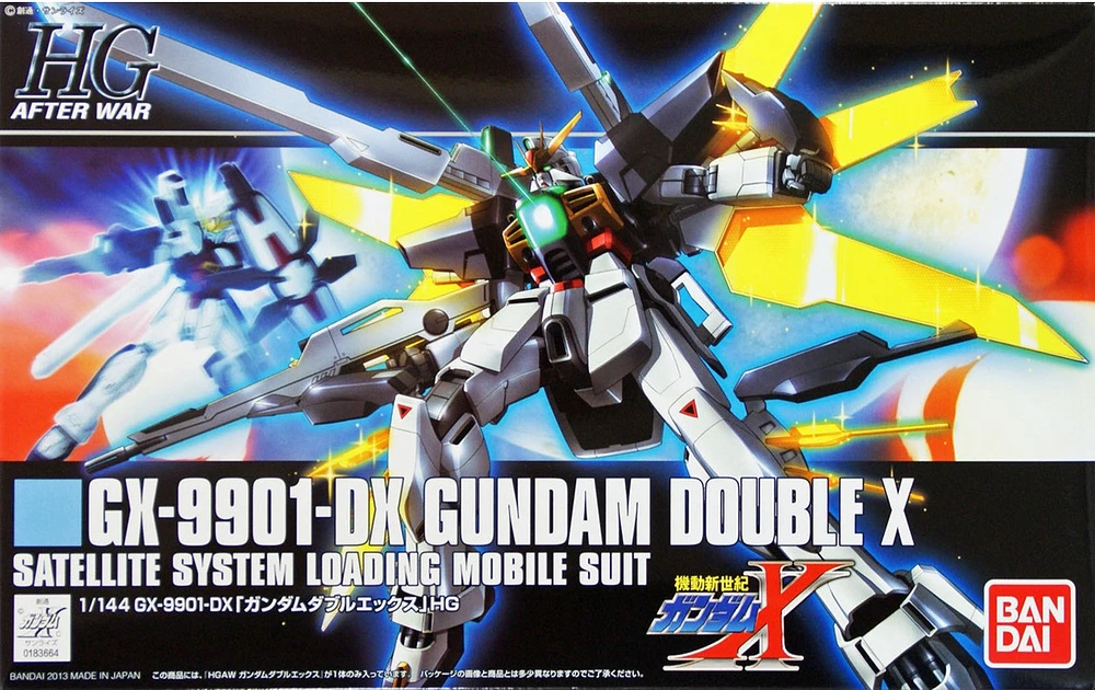 Bandai HGUC 163 Gundam GX-9901-DX Gundam DOUBLE X 1/144 Scale Build Kit 