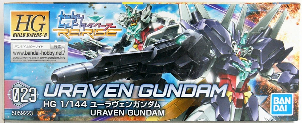 Bandai HG Gundam Build Divers Re:RISE 23 Uraven Gundam 1/144 Scale Kit 