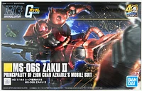 Bandai HGUC 234 Gundam Char's Custom Zaku II 1/144 Scale Kit 