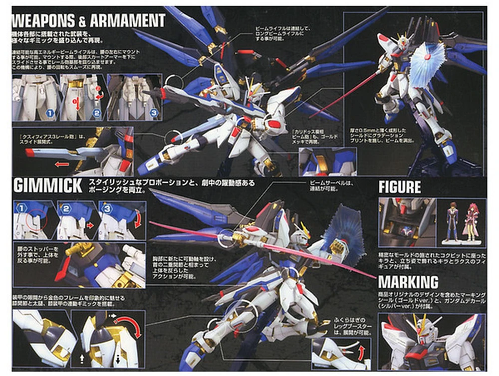 Bandai 1/100 MG Strike Freedom Gundam Full Burst Mode 