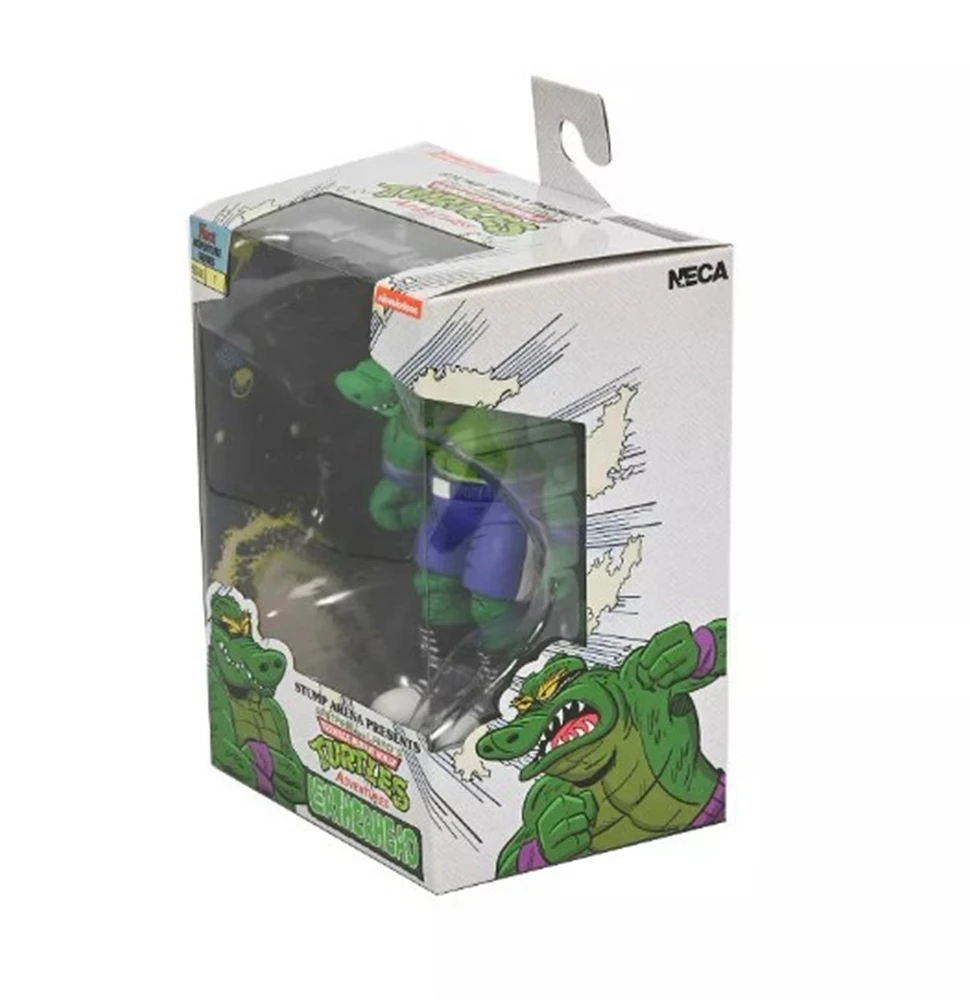Teenage Mutant Ninja Turtles Archie Comics Stump Wrestling Leatherhead 7" Scale NECA Action Figure 