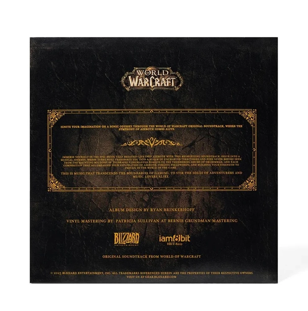 World of Warcraft Classic Soundtrack Vinyl LP 