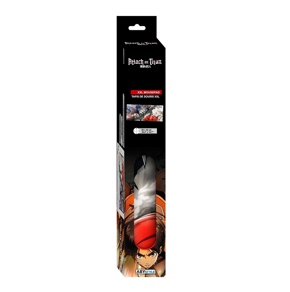 Attack on Titan: Eren vs. Colossal Titan XXL Desk Mat 
