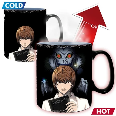 Tasse thermosensible Death Note : Kira et Light 