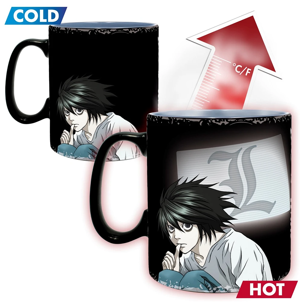 Death Note: Kira & Light Heat Change Mug 