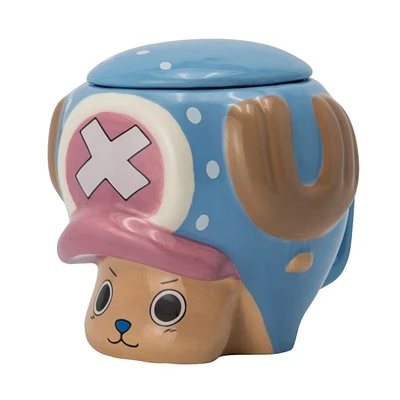 One Piece : Mug 3D Chopper avec couvercle 
