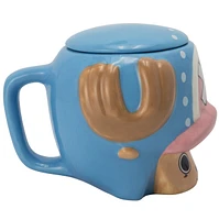 One Piece : Mug 3D Chopper avec couvercle 