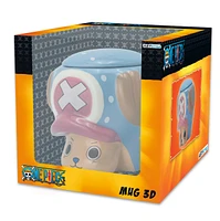 One Piece : Mug 3D Chopper avec couvercle 