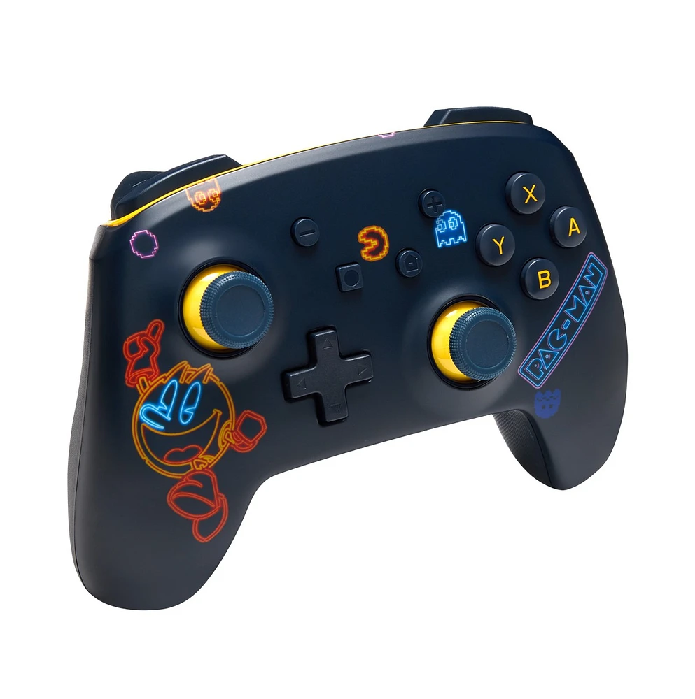 PowerA Enhanced Wireless Controller for Nintendo Switch with Lumectra – PAC-MAN Neon Arcade 