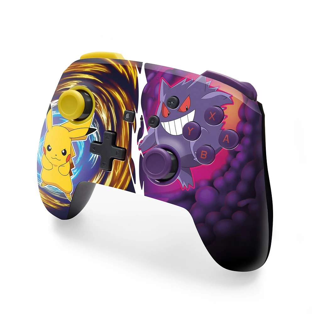 PowerA Enhanced Wireless Controller for Nintendo Switch - Pikachu vs. Gengar 