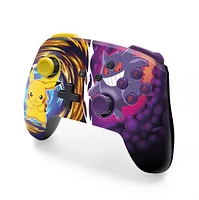 PowerA Enhanced Wireless Controller for Nintendo Switch - Pikachu vs. Gengar 