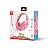 PowerA Wired Stereo Headset for Nintendo Switch - Kirby Mouthful 