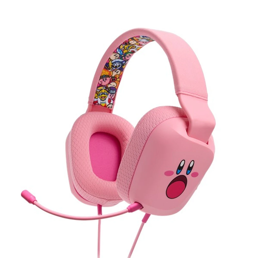 PowerA Wired Stereo Headset for Nintendo Switch - Kirby Mouthful 