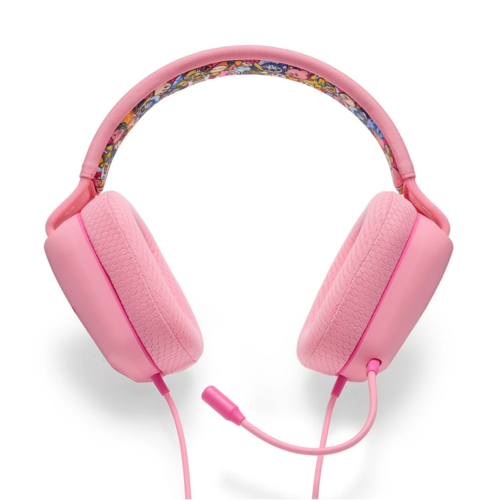 PowerA Wired Stereo Headset for Nintendo Switch - Kirby Mouthful 