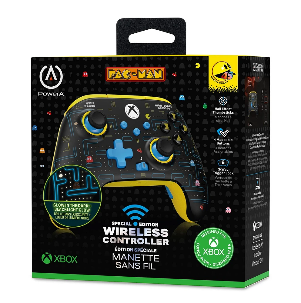 Manette sans fil PowerA pour Xbox Series X|S - PAC-MAN SE 