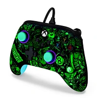 PowerA Advantage Wired Controller for Xbox Series X|S - Fortnite Glow 