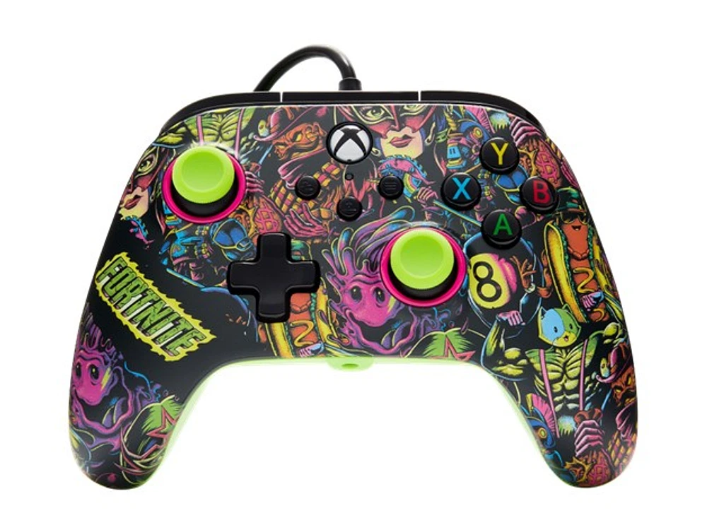 PowerA Advantage Wired Controller for Xbox Series X|S - Fortnite Glow
