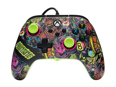 PowerA Advantage Wired Controller for Xbox Series X|S - Fortnite Glow 