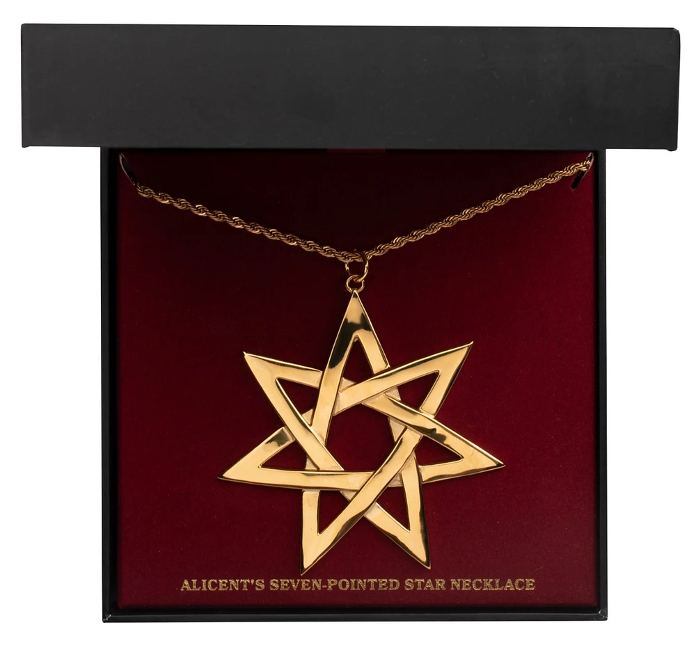 House of the Dragon: Alicent's Seven-Pointed Star Necklace 