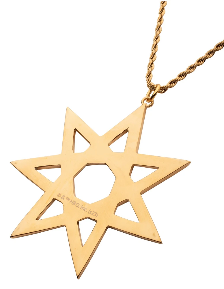 House of the Dragon: Alicent's Seven-Pointed Star Necklace 