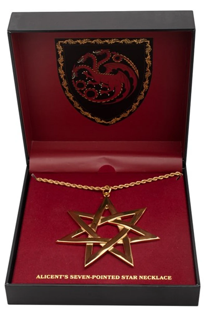 House of the Dragon: Alicent's Seven-Pointed Star Necklace 