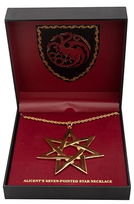 House of the Dragon: Alicent's Seven-Pointed Star Necklace 