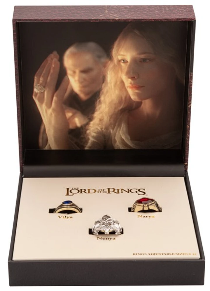 The Lord of the Rings: Three Elven Ring Set 