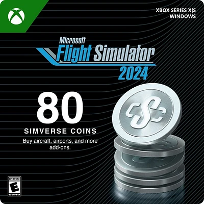 Microsoft Flight Simulator 2024 80 Simverse Coins 