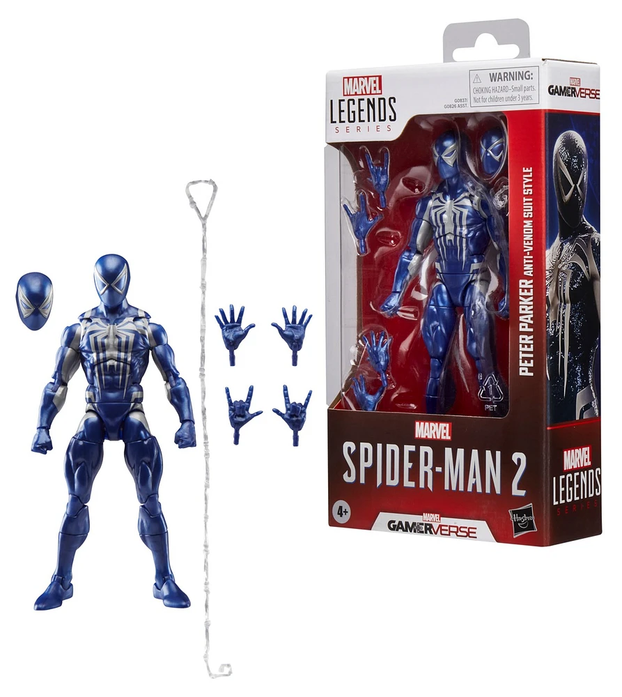 Marvel Legends Series Gamerverse Peter Parker Anti-Venom Suit Style 