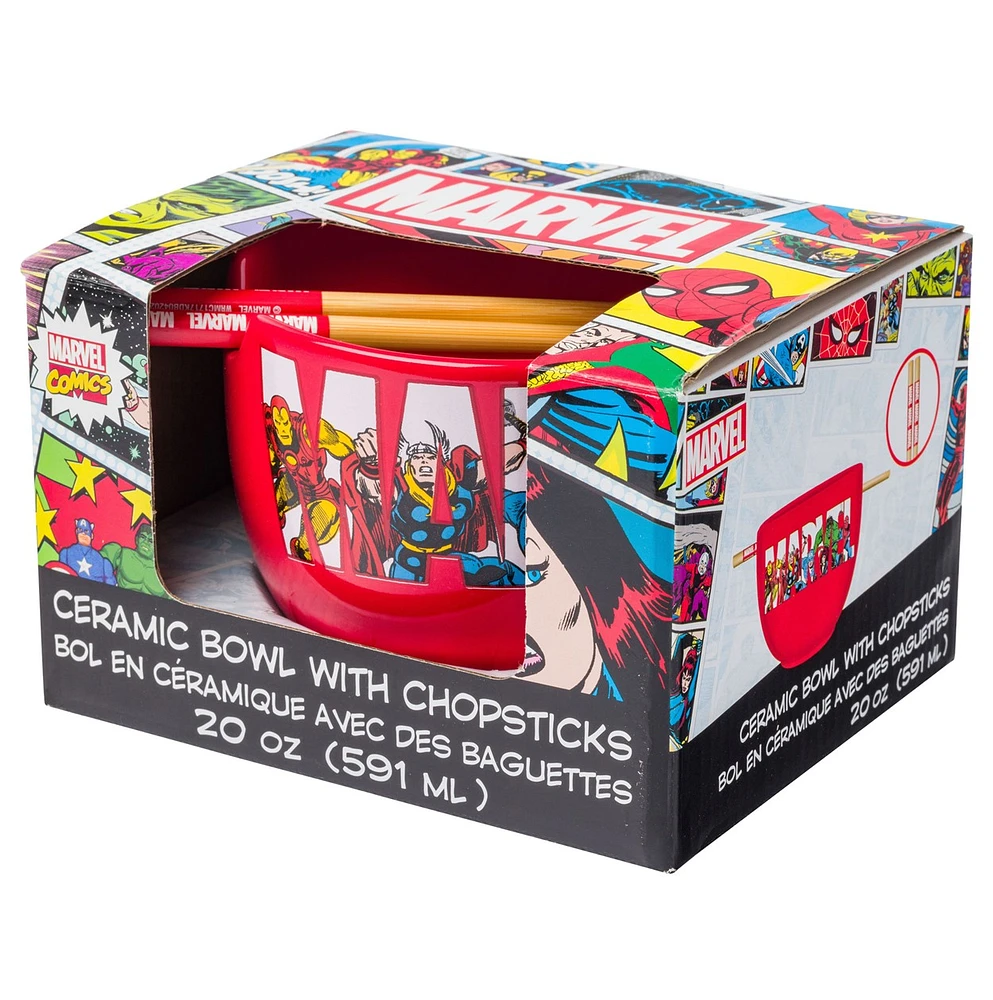 Bol de ramen rouge Marvel Comics 