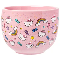Hello Kitty : Bol de ramen arc-en-ciel et nœuds 