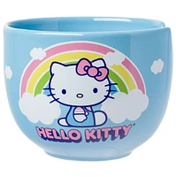Hello Kitty : Bol de ramen arc-en-ciel et nuages 