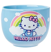Hello Kitty : Bol de ramen arc-en-ciel et nuages 