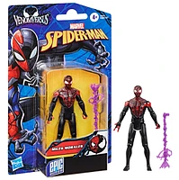 Marvel Spider-Man Epic Hero Series Miles Morales 4-Inch Action Figure 
